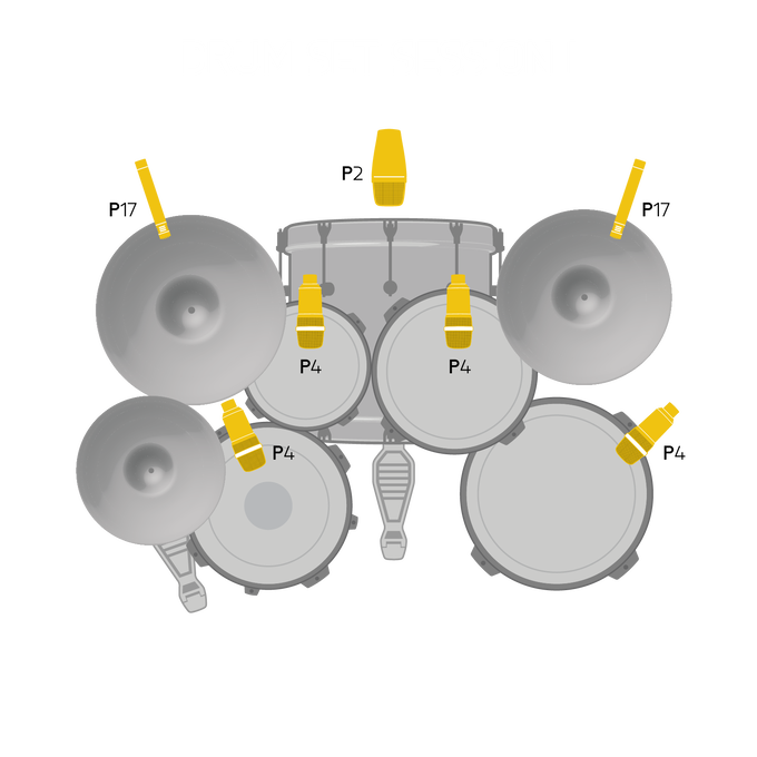 Drum Set Session I | Leistungsstarkes Schlagzeug-Mikrofon-Set
