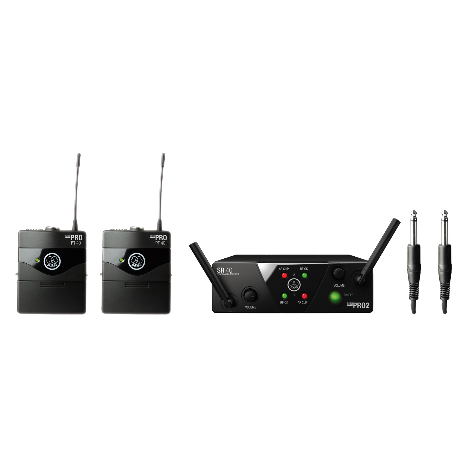 最新品特価AKG WMS40 MINI DUAL ワイヤレスマイク+ケーブル 配信機器・PA機器・レコーディング機器