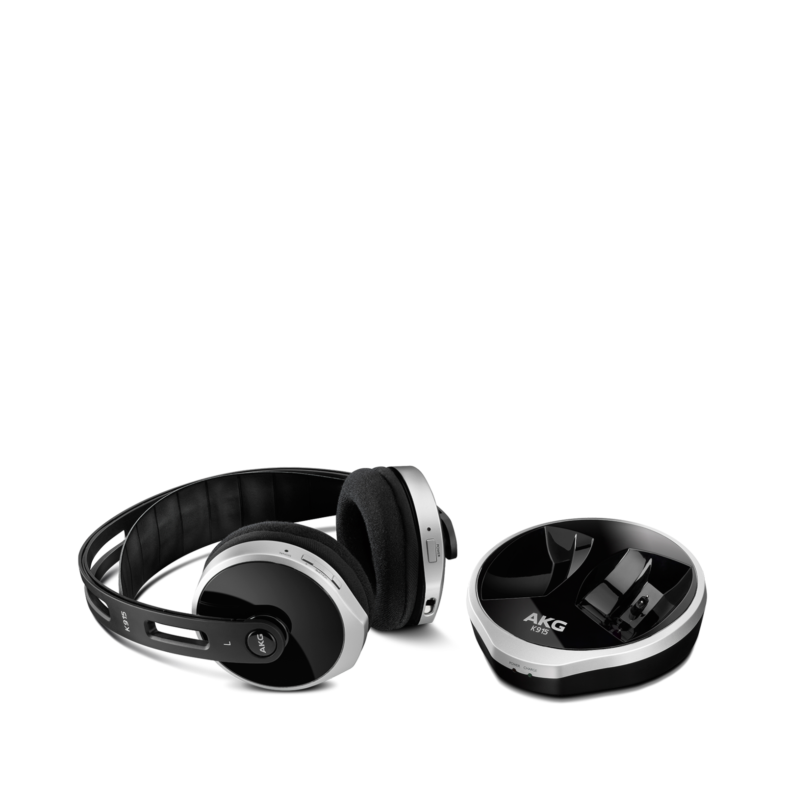 K 915 - Black - Digital wireless stereo headphone optimized for movies, games and music. - Detailshot 6