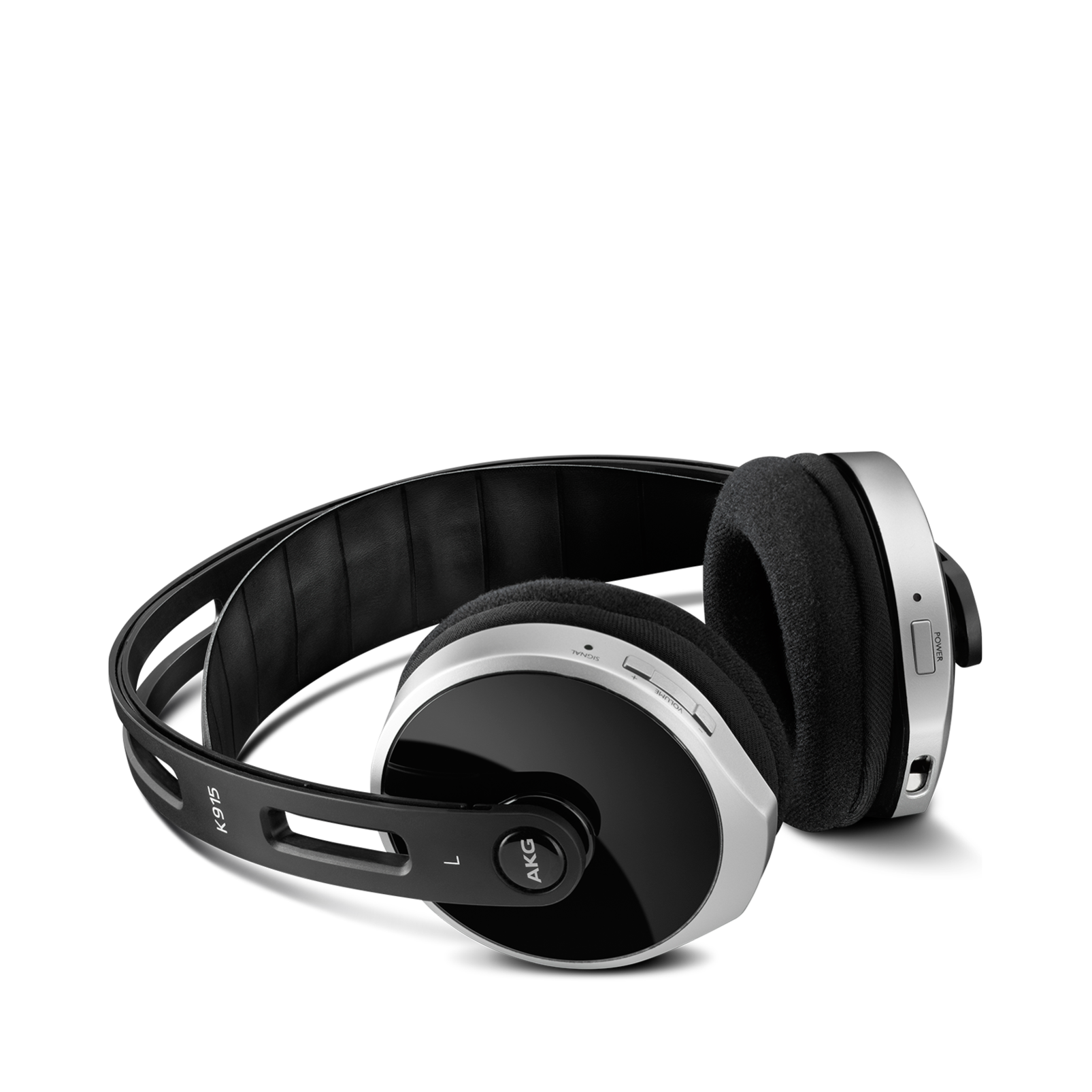 K 915 - Black - Digital wireless stereo headphone optimized for movies, games and music. - Hero