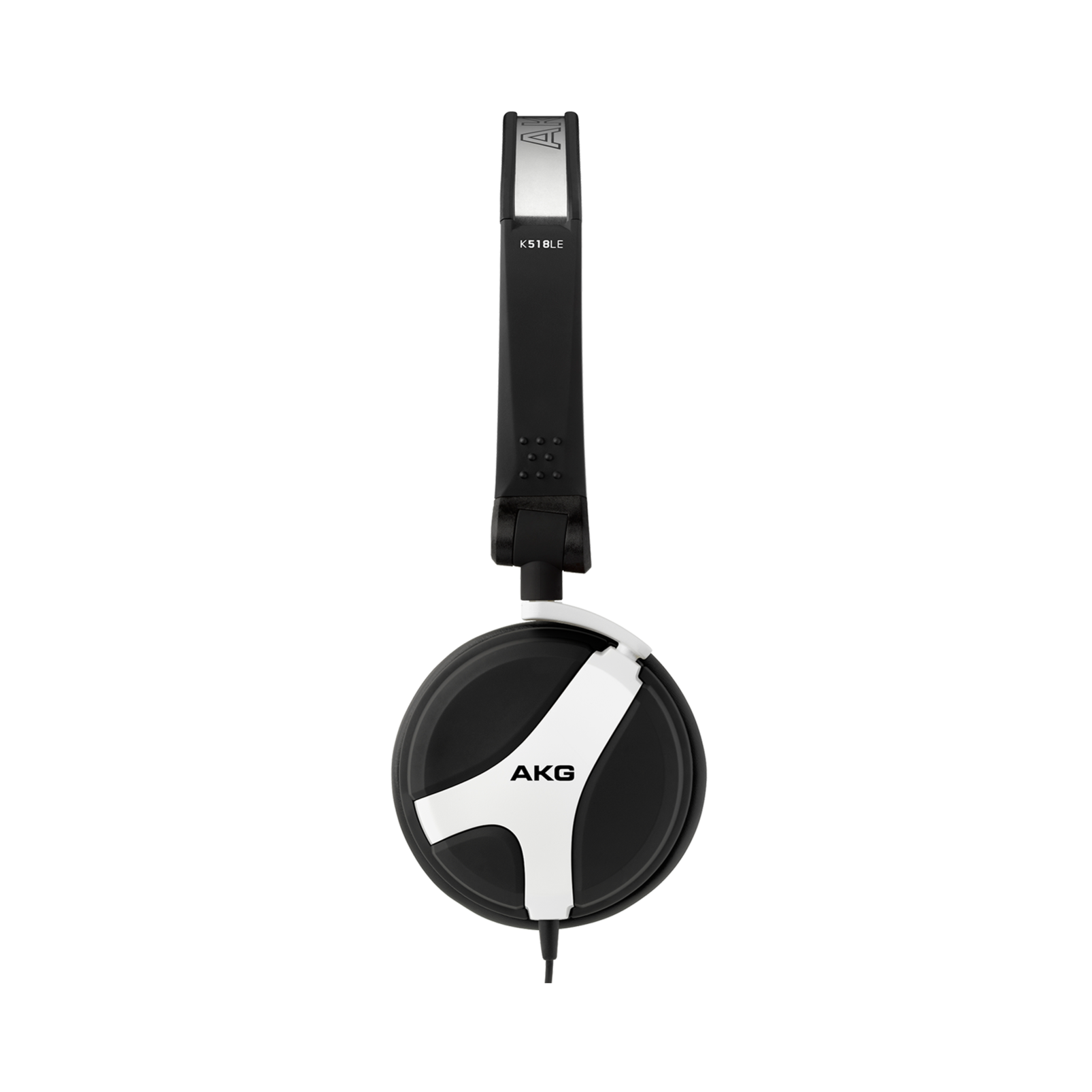 K 518 - White - Stylish and portable performance DJ headphones - Hero