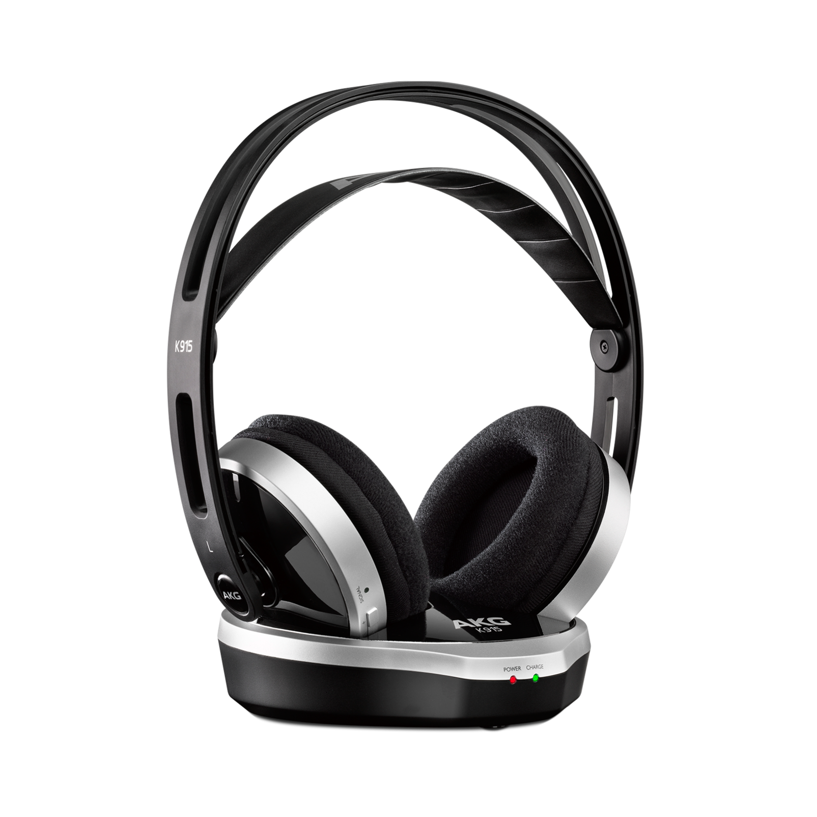 K 915 - Black - Digital wireless stereo headphone optimized for movies, games and music. - Detailshot 4